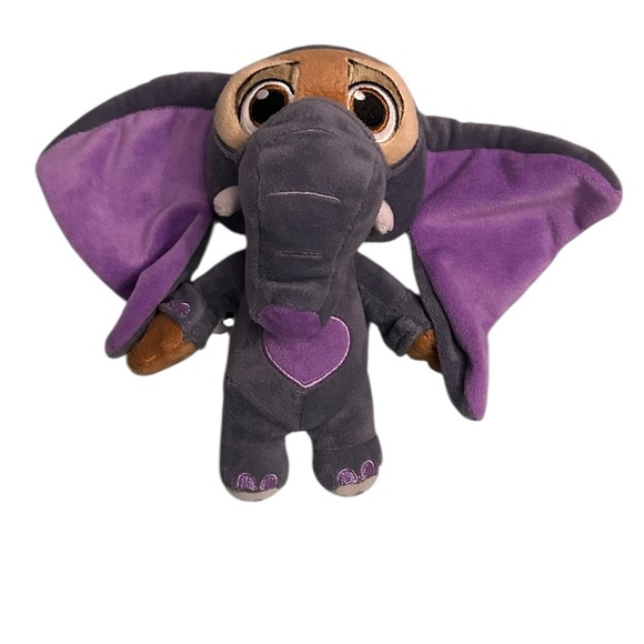 Disney Other - Purple and Gray Elephant Plush Toy